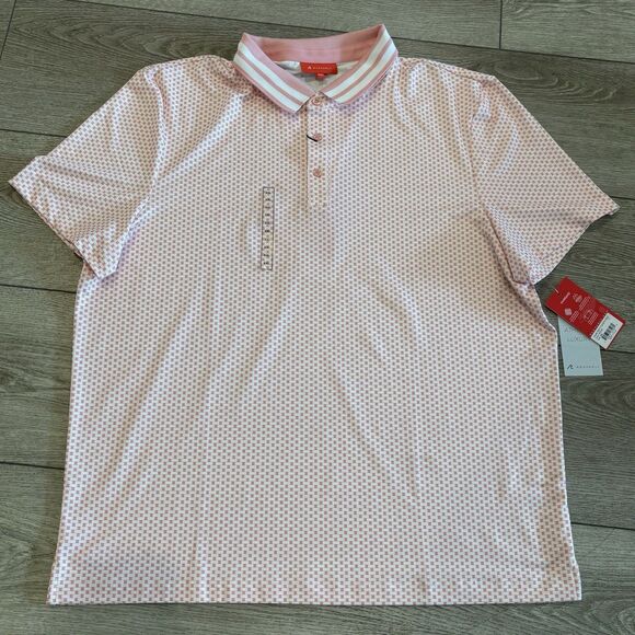 Redvanly Golf Polo Tucker Men’s XXL Casual Athletic All Over Print Geometric NWT - Picture 2 of 6